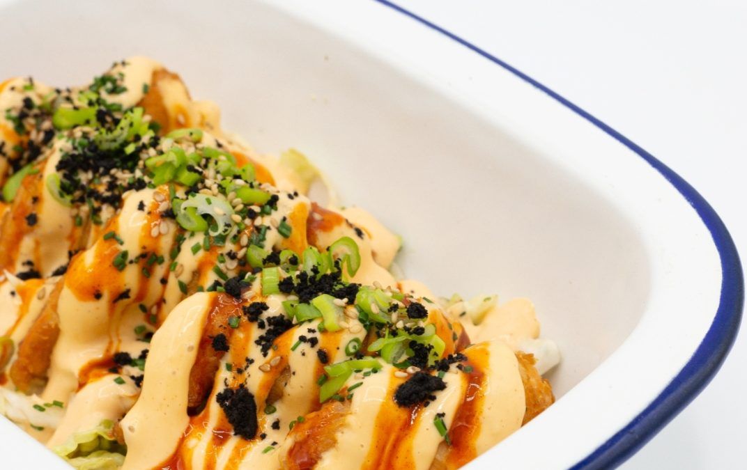 LANGOSTINOS EN TEMPURA COREANA